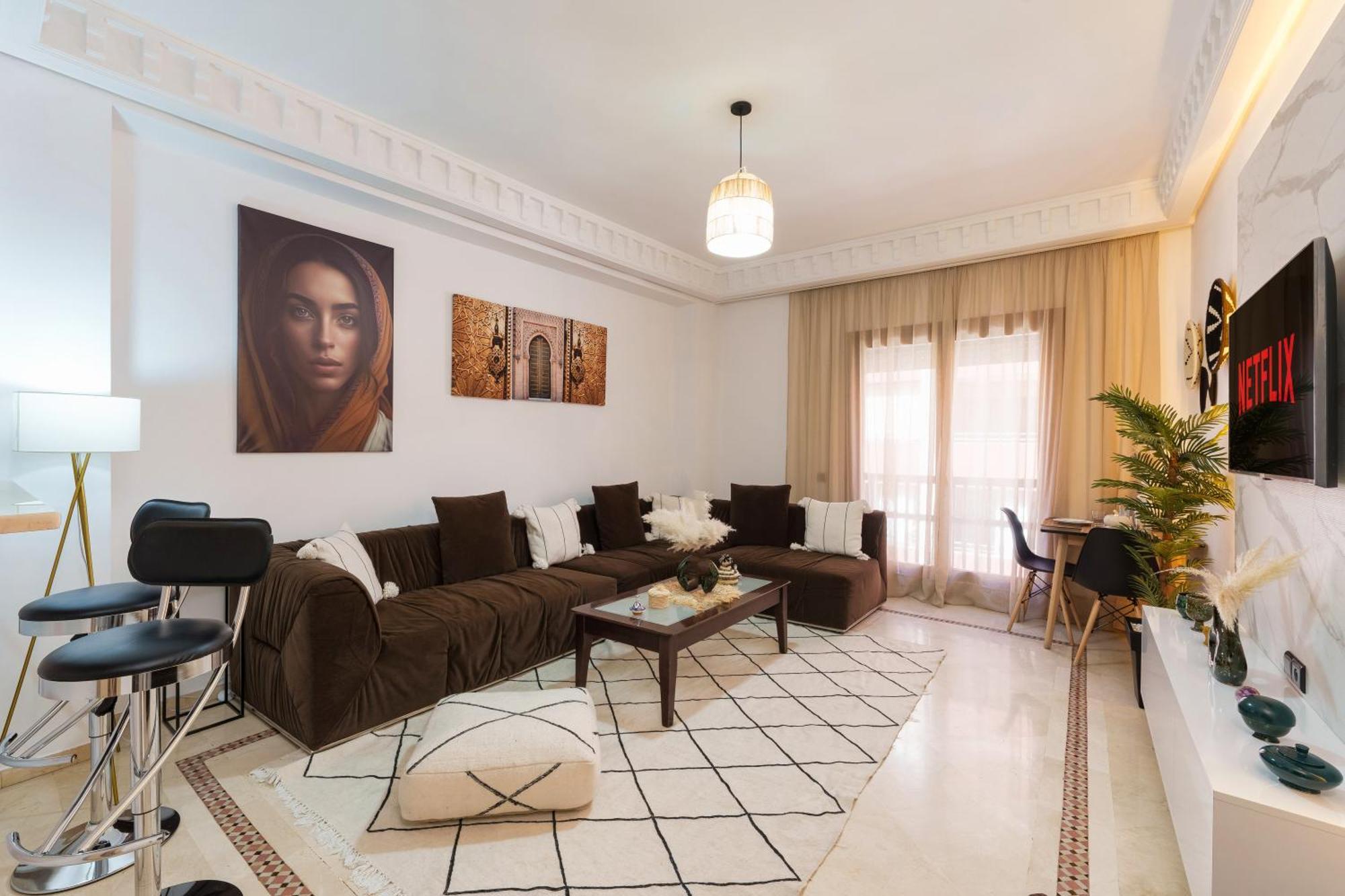 Appartement Chic Gueliz Plaza Avec Vue Марракеш Екстер'єр фото