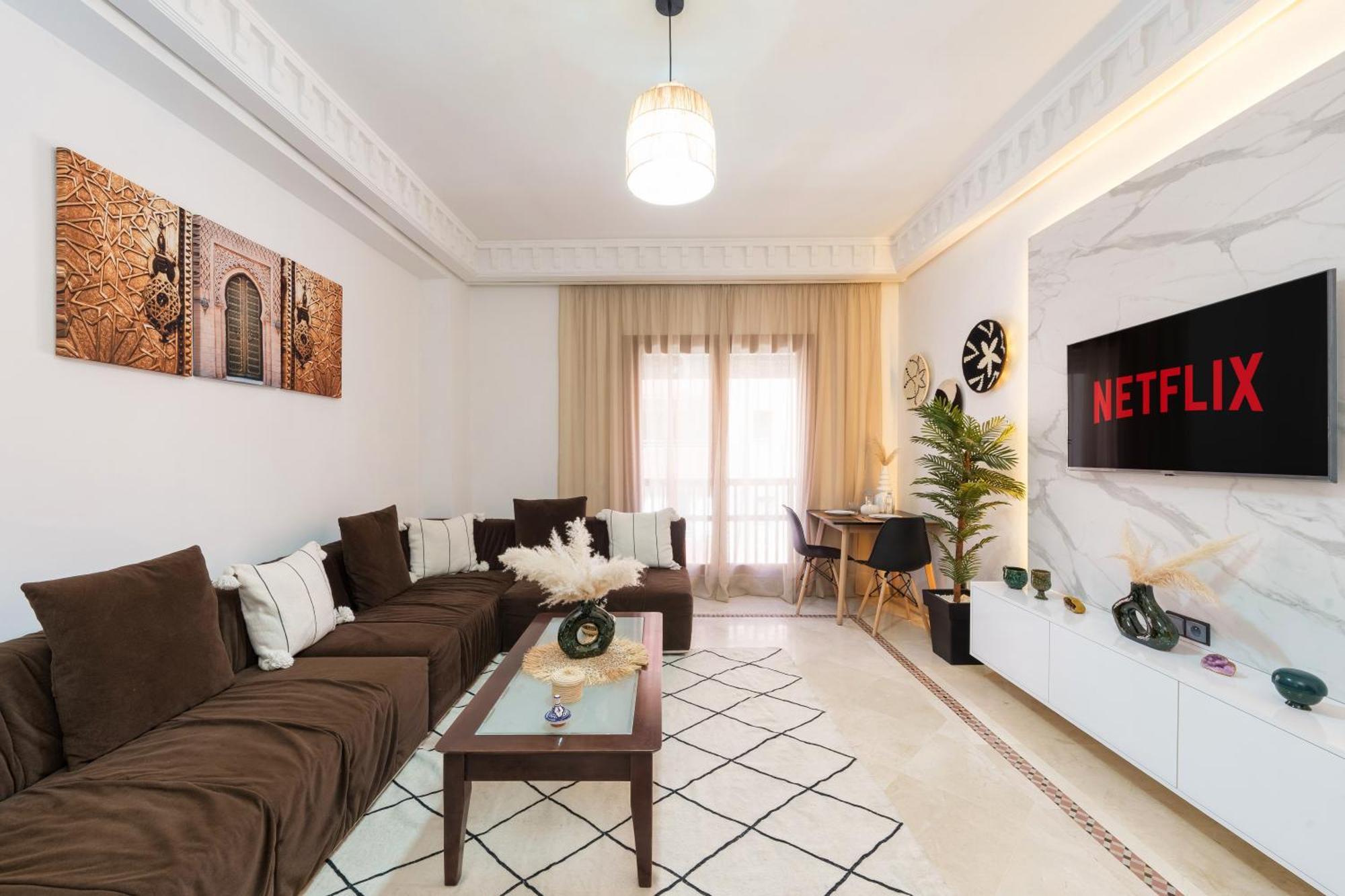 Appartement Chic Gueliz Plaza Avec Vue Марракеш Екстер'єр фото
