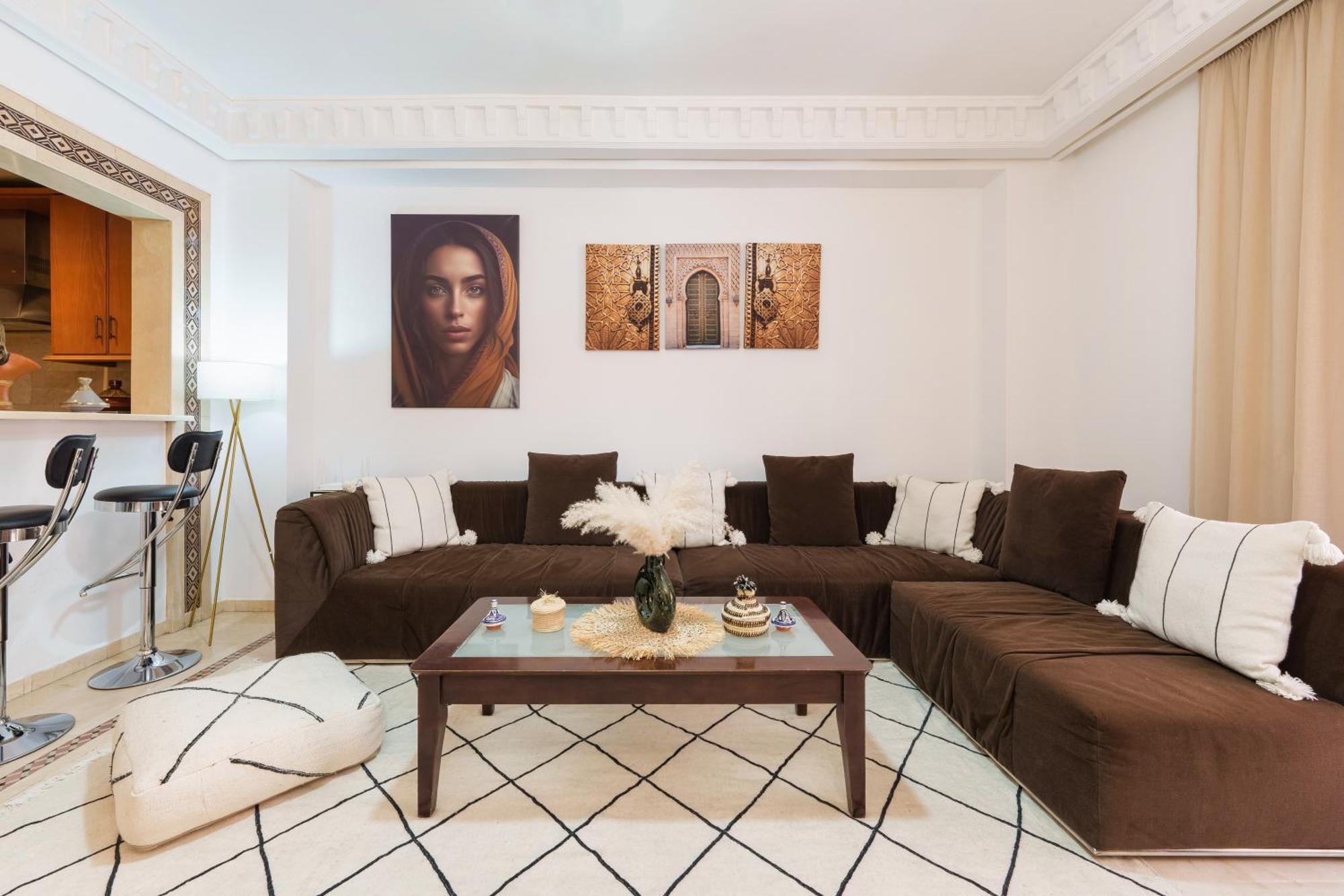 Appartement Chic Gueliz Plaza Avec Vue Марракеш Екстер'єр фото
